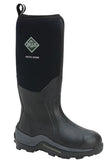 Arctic Sport Safety Toe Boots, Neoprene Rubber, Black
