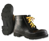 Monarch Steel Toe Ankle Boots, Polyester/PVC, Black