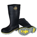 XTP™ XTRA TRACTION Boots, Steel Toe, PVC, Black/Gray