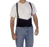 liberty GLoves, DURAWEAR™ - Detachable Suspenders Black Back Support Belt #1908