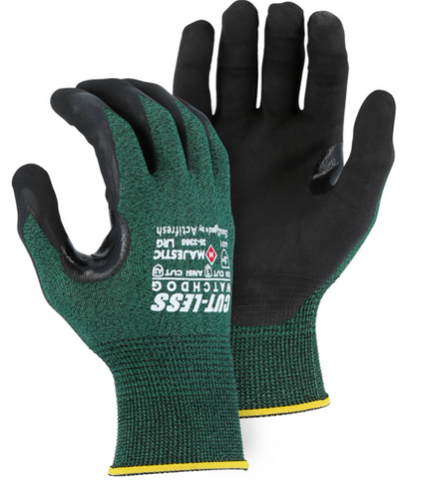 Majestic Watchdog Glove with Exceptional Micro Foam Black Nitrile Palm #35-3365